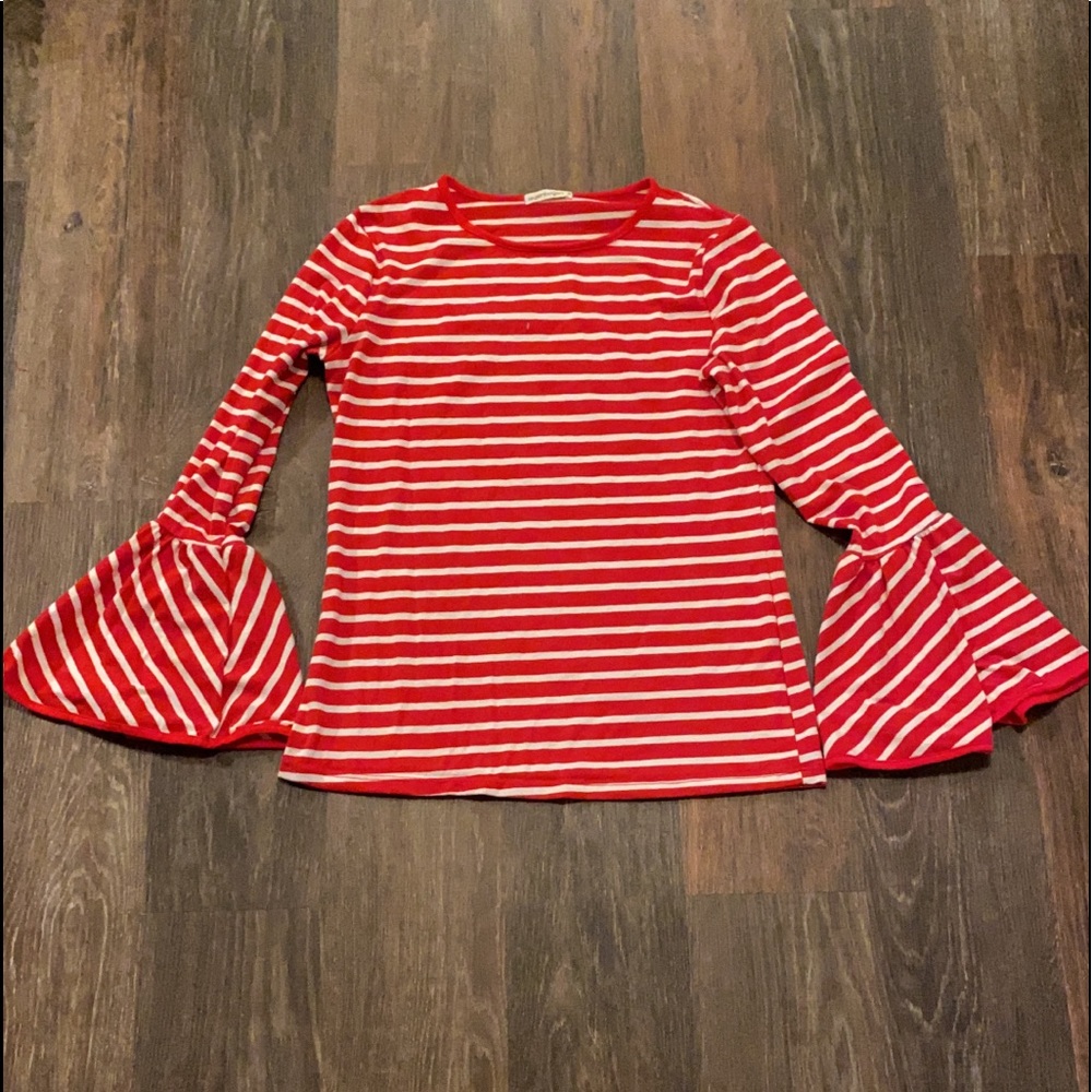 Top With Bell Sleeves
